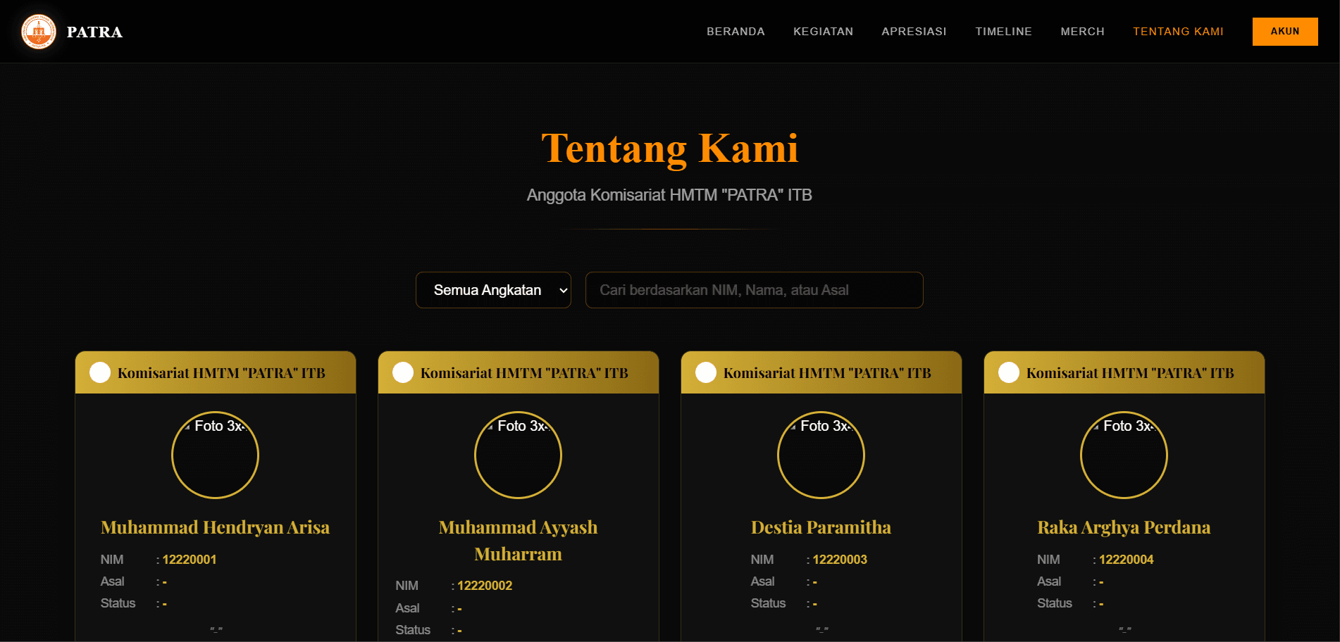 Cirebon PATRA ITB Portal screenshot 4